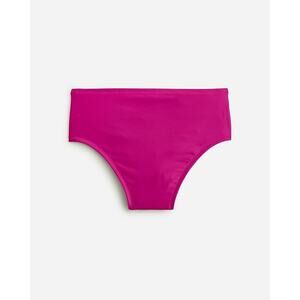 J. Crew Magenta High Waisted Hallie Bikini Bottom - Medium - NWT - BM642